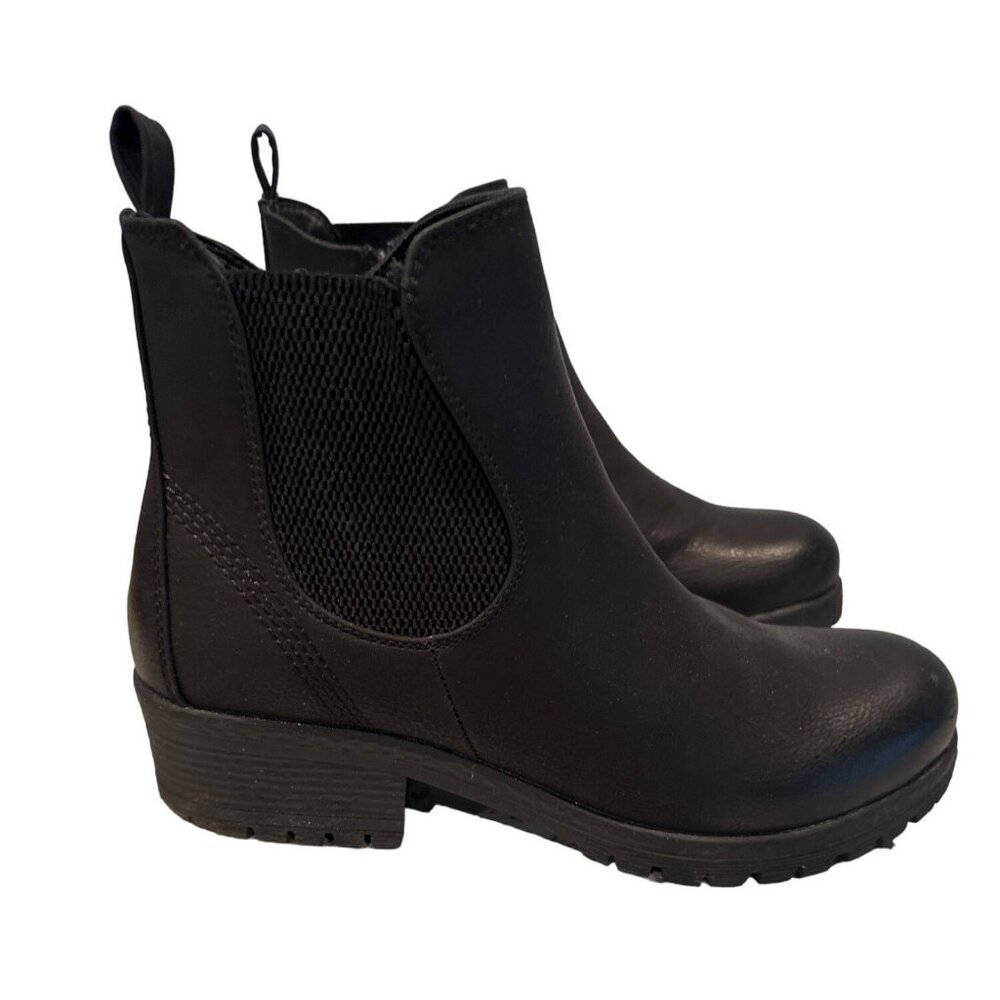 Vintage 7 Eight Shayden Side Zip Chunky Heel Ankle Booties Size 10